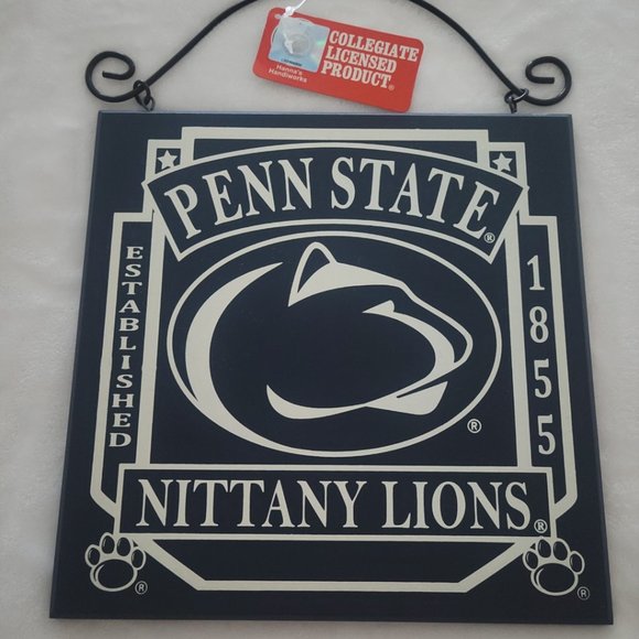 Penn State Nittany Lions Champion Metal Hanging Wall Sign 11.75" X 9" - NWT - Picture 1 of 3
